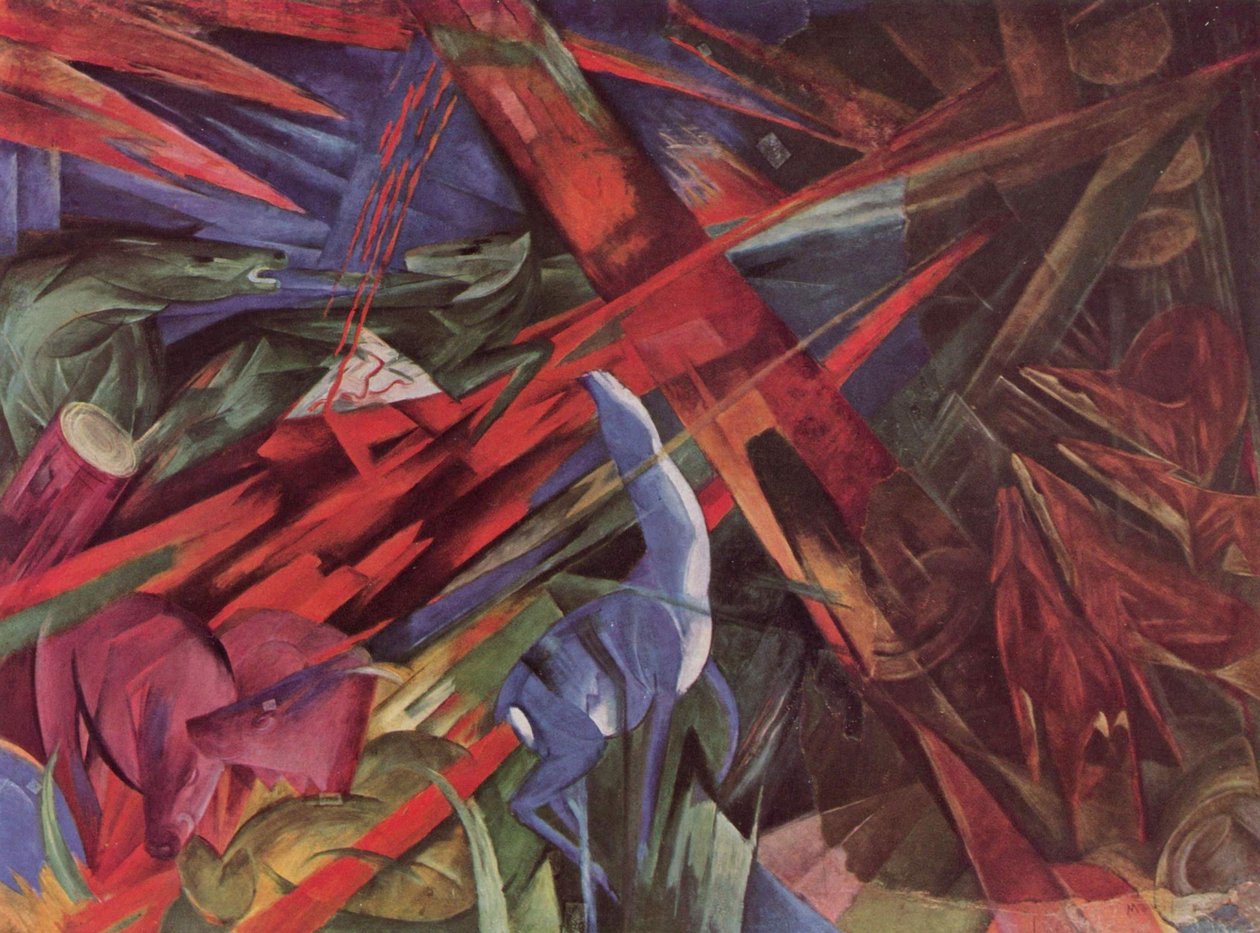 Losy zwierząt autorstwa Franz Marc