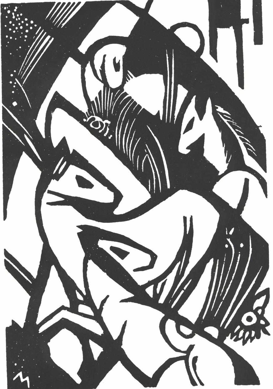 Dziki Koń autorstwa Franz Marc
