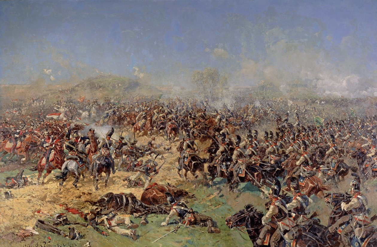 Bitwa pod Borodino 26 sierpnia 1812 r. 1913 autorstwa Franz Roubaud