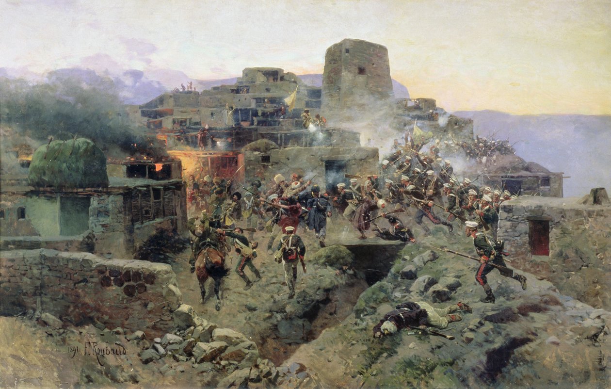1832 оны 10-р сарын 17, 1891 оны Пол Гимригийн олзлолт autorstwa Franz Roubaud