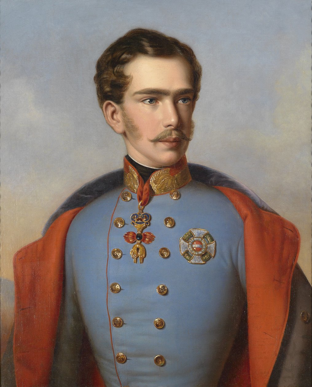 Franciszek Józef I Austrii autorstwa Franz Russ the Elder