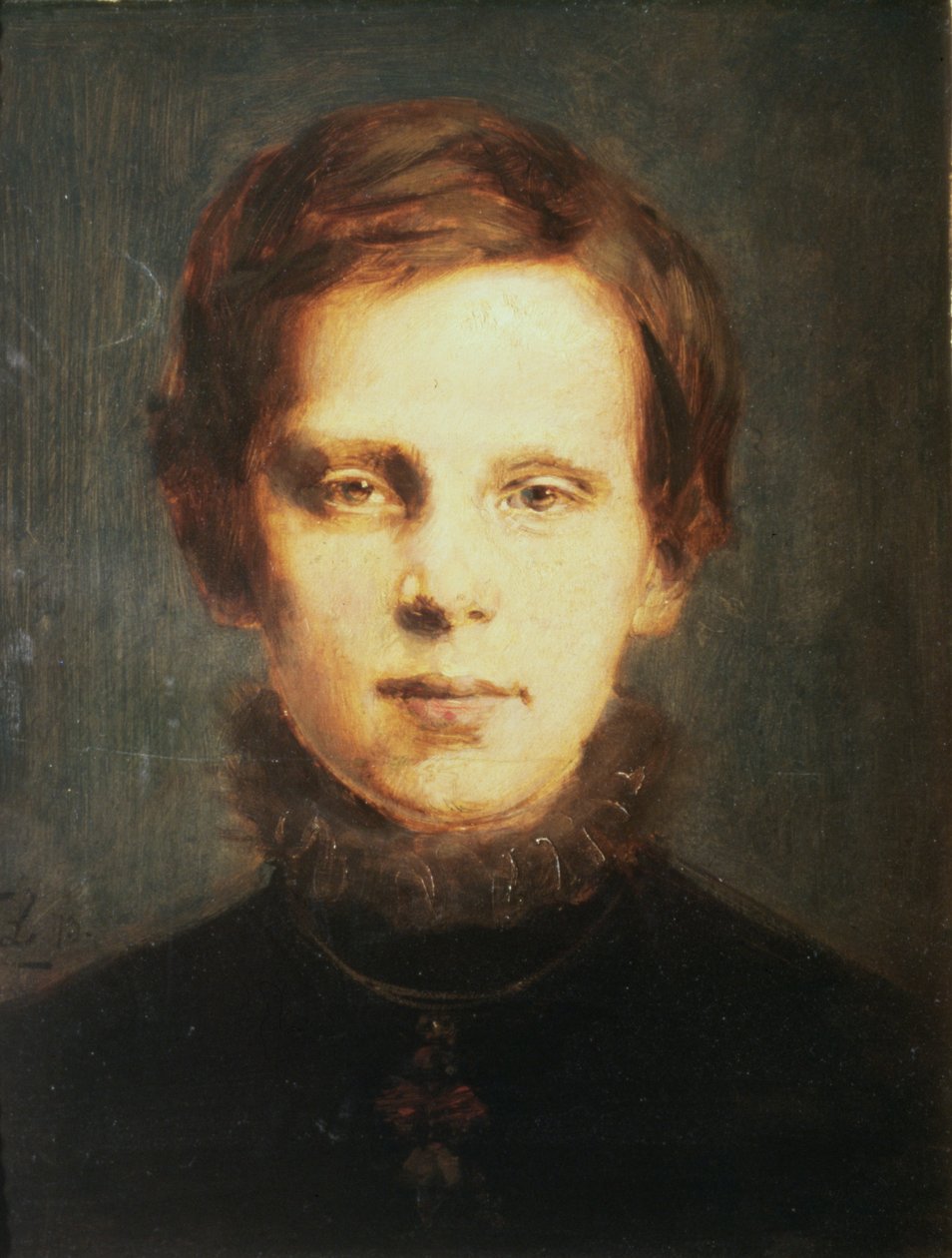 Książę koronny Rudolf, 1873 (olej na drewnie) autorstwa Franz Seraph von Lenbach