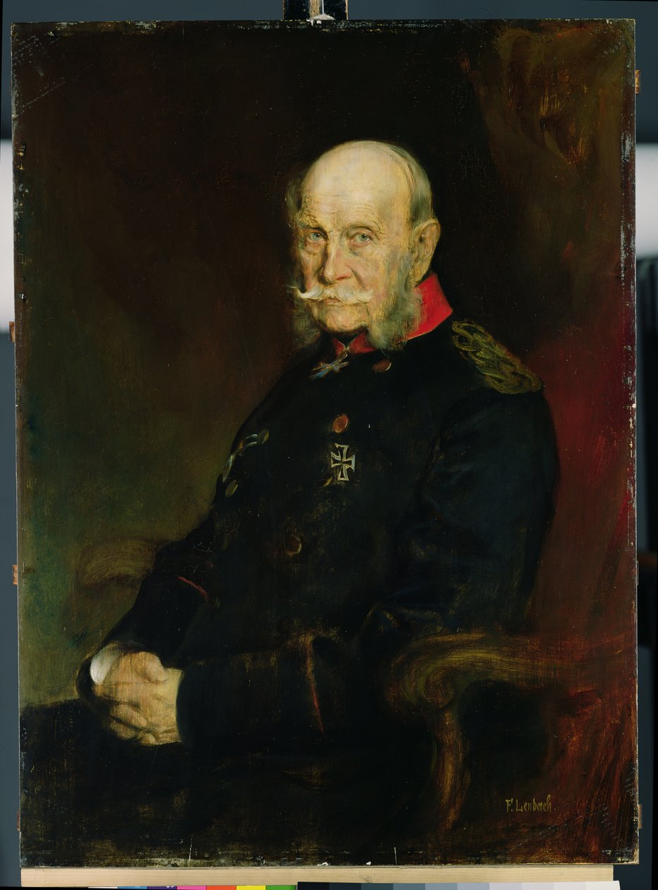 Cesarz Wilhelm I (1797-1888), 1888 autorstwa Franz Seraph von Lenbach