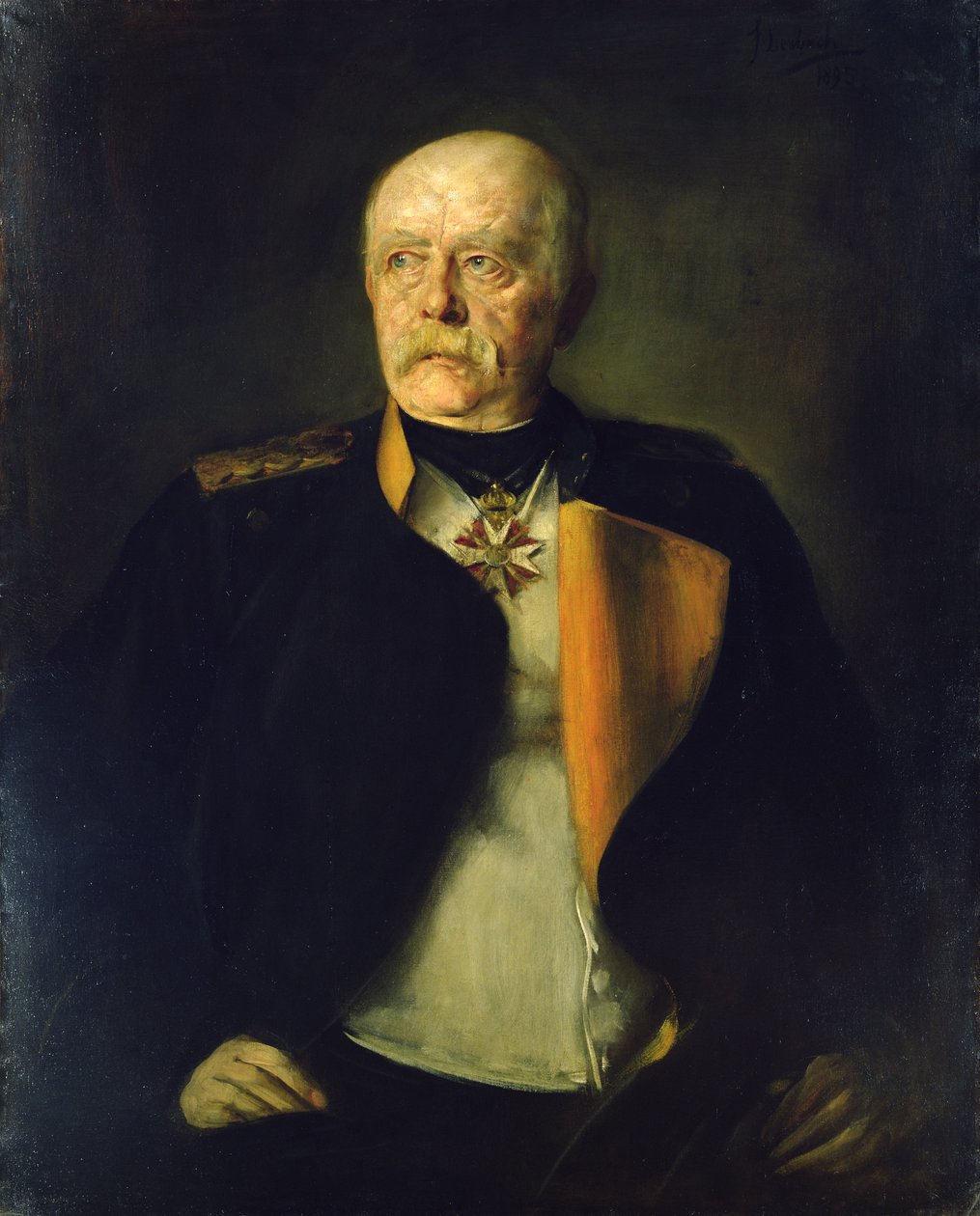 Otto von Bismarkas, apie 1890 m autorstwa Franz Seraph von Lenbach