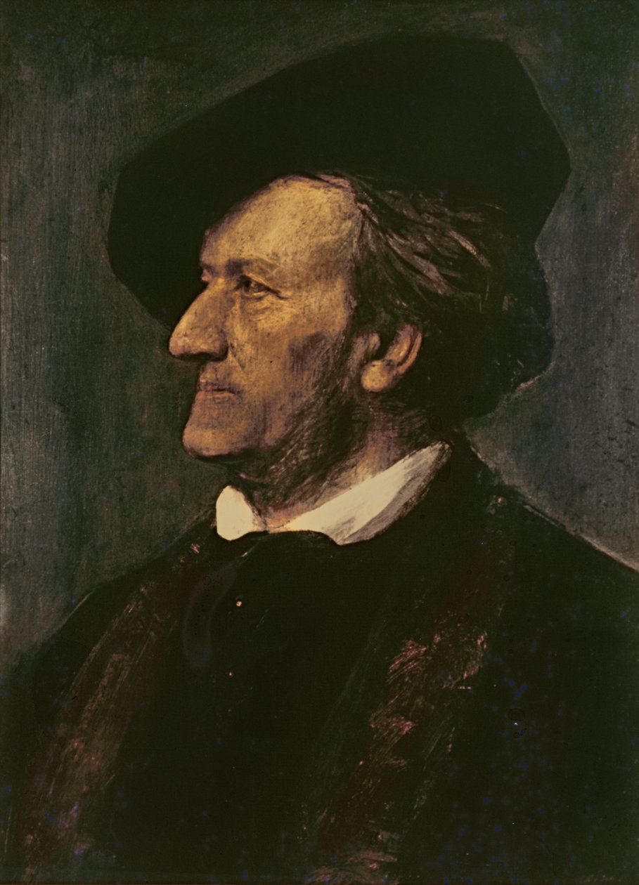 Portret Ryszarda Wagnera (1813-83) autorstwa Franz Seraph von Lenbach