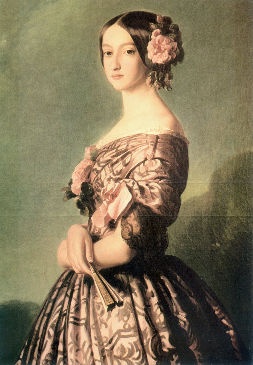 Portret Franziski Caroline Gonzaga autorstwa Franz Xaver Winterhalter