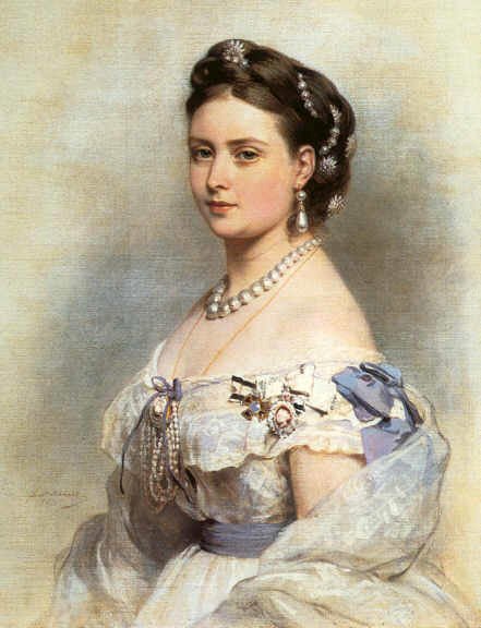 Księżniczka Victoria, Princess Royal jako księżna koronna Prus autorstwa Franz Xaver Winterhalter