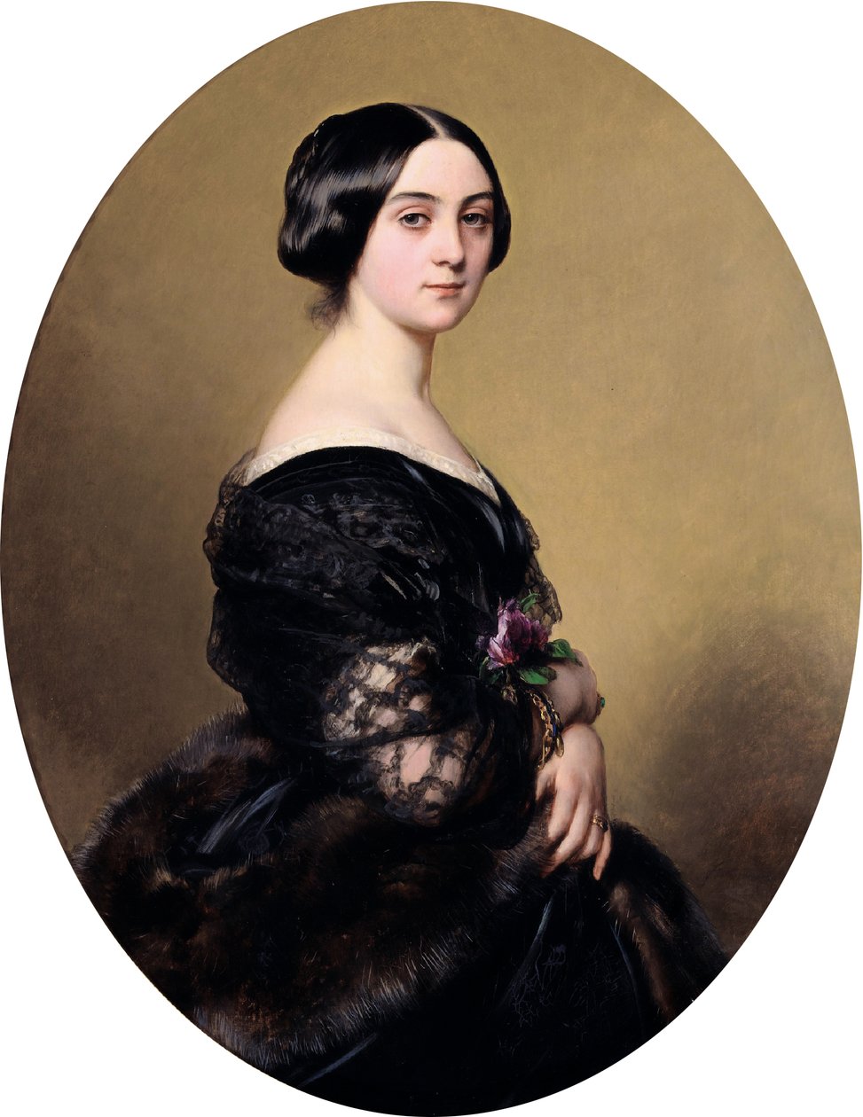 Baronowa Henri Hottinguer autorstwa Franz Xaver Winterhalter