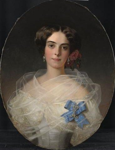 Karolina Johanna von Stackelbergi autorstwa Franz Xaver Winterhalter