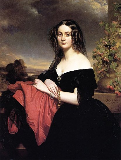 Claire de Bearn autorstwa Franz Xaver Winterhalter