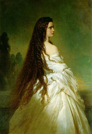 Elżbieta Cesarzowa Austrii autorstwa Franz Xaver Winterhalter