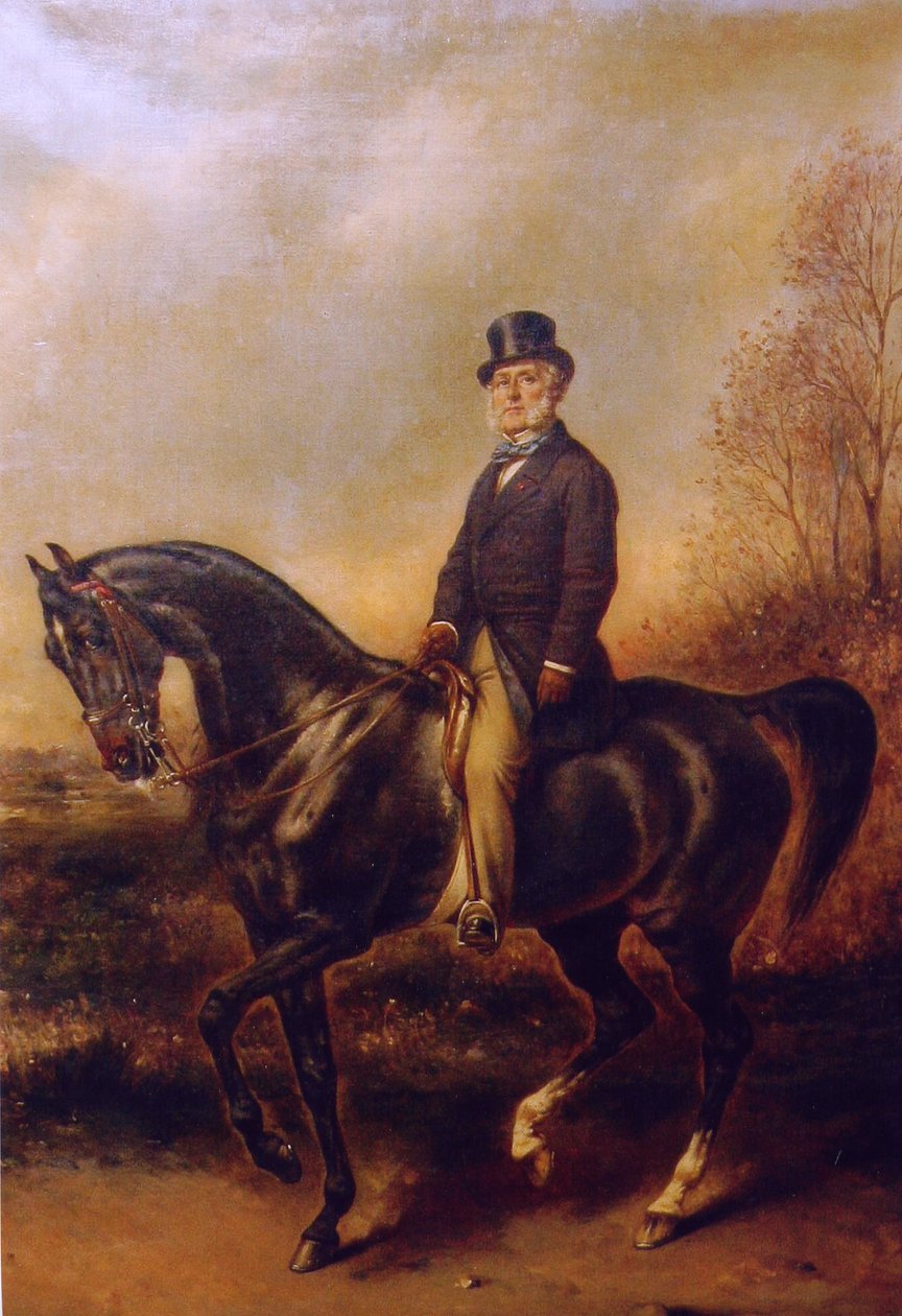 Portret konny François Adolphe Akermann autorstwa Franz Xaver Winterhalter