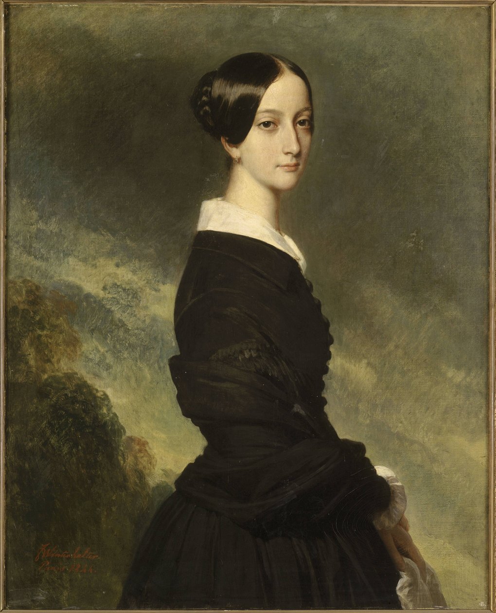 francesca z braganca autorstwa Franz Xaver Winterhalter