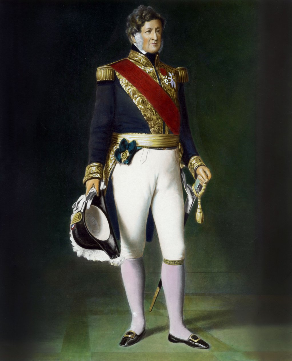 Król Ludwik Filip olej na płótnie autorstwa Franz Xaver Winterhalter