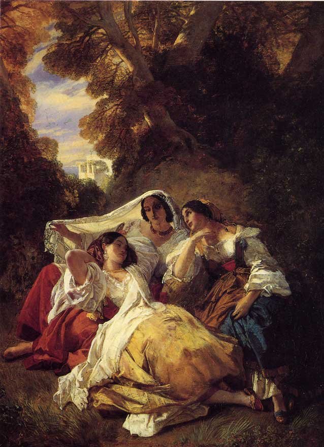 La Siesta autorstwa Franz Xaver Winterhalter