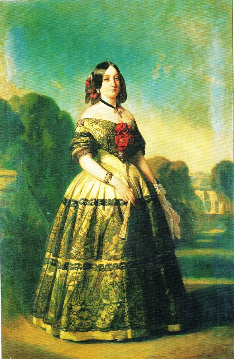 Infantka Luisa Fernanda de Borbón autorstwa Franz Xaver Winterhalter