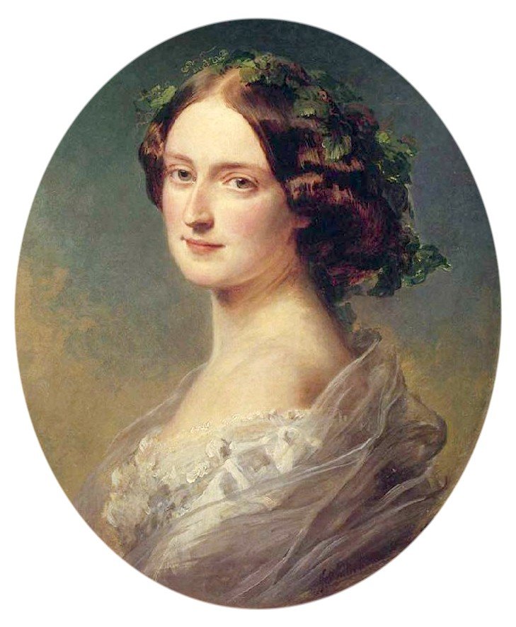 Lady Clementina Augusta Wellington Child-Villiers autorstwa Franz Xaver Winterhalter