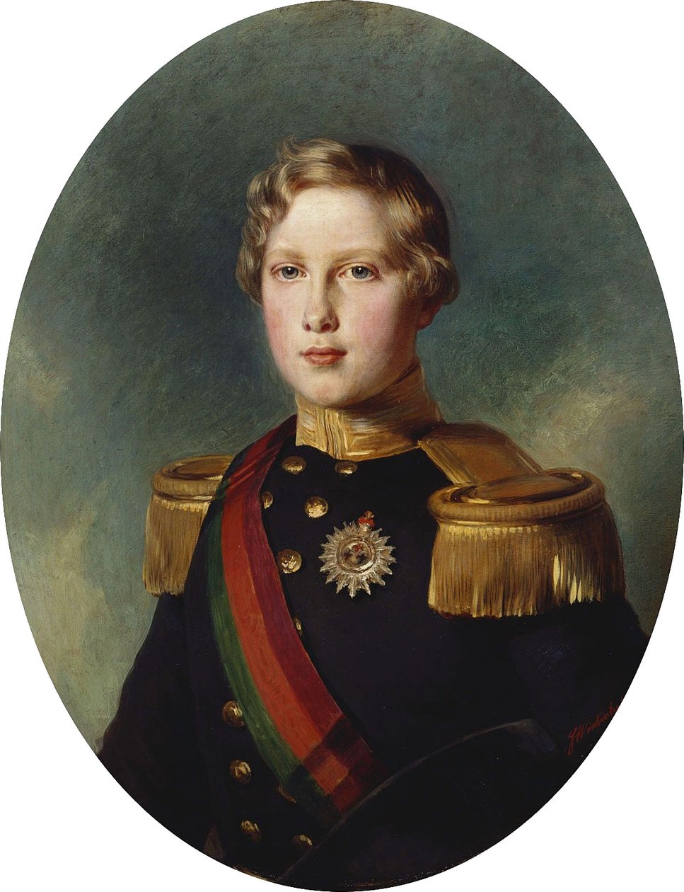 Ludwik I, król Portugalii autorstwa Franz Xaver Winterhalter