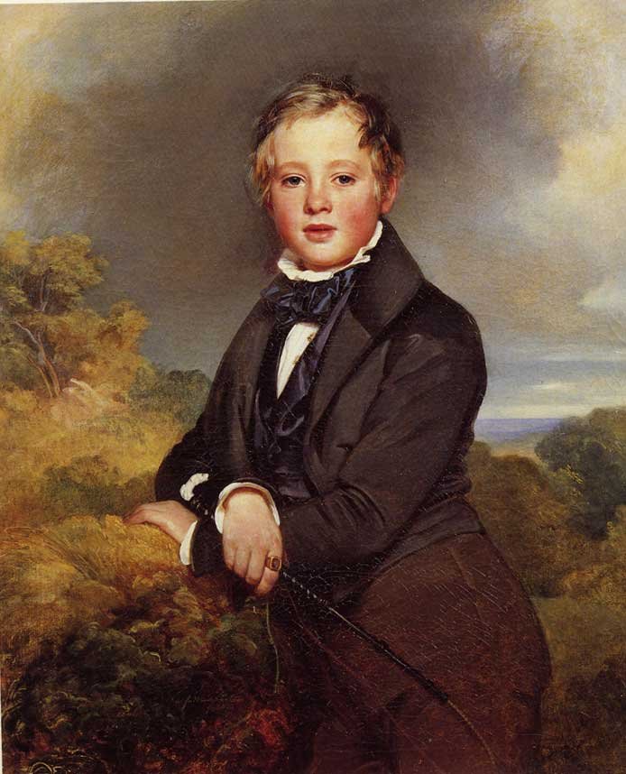 Ludwik hrabia Langestein autorstwa Franz Xaver Winterhalter
