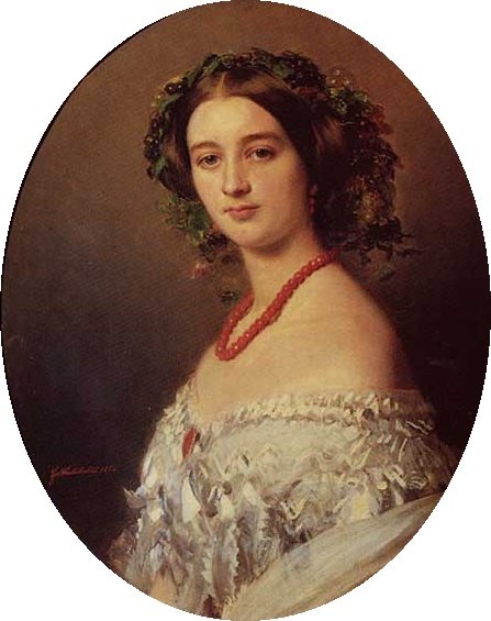 Maria Louise de Wagram Księżniczka Muratu autorstwa Franz Xaver Winterhalter