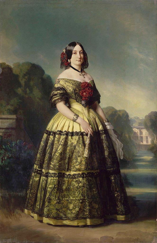 Maria Luiza z Hiszpanii autorstwa Franz Xaver Winterhalter