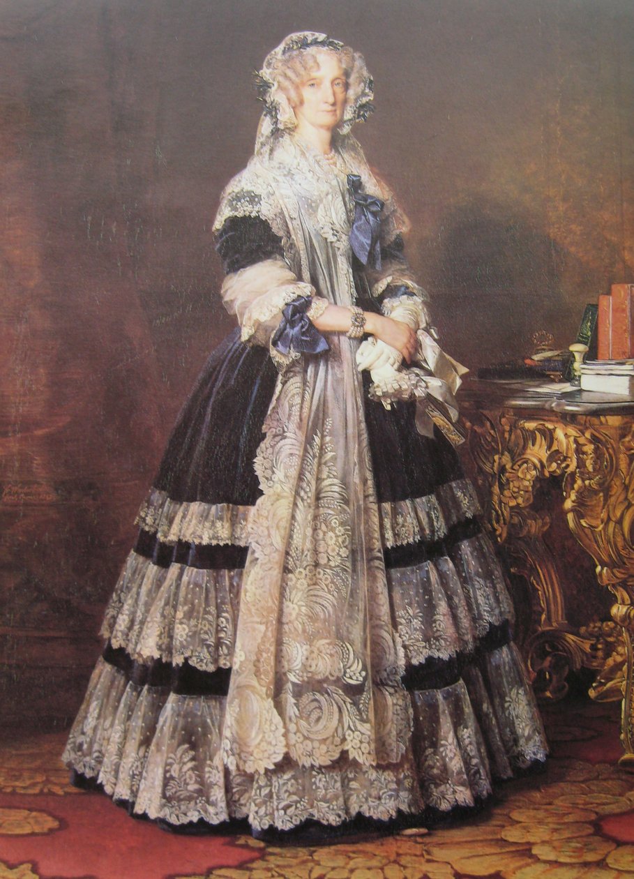 Marie Caroline de Bourbon Salerno autorstwa Franz Xaver Winterhalter