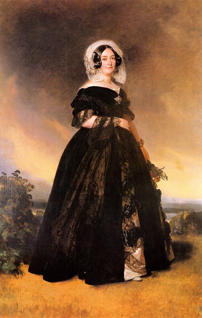 Portret Zwycięstwa Saxe-Coburg-Saalfeld autorstwa Franz Xaver Winterhalter
