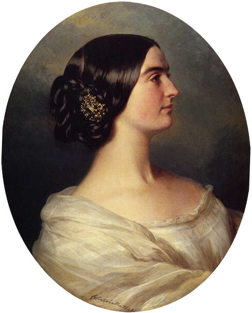Portret Charlotte Stuart autorstwa Franz Xaver Winterhalter