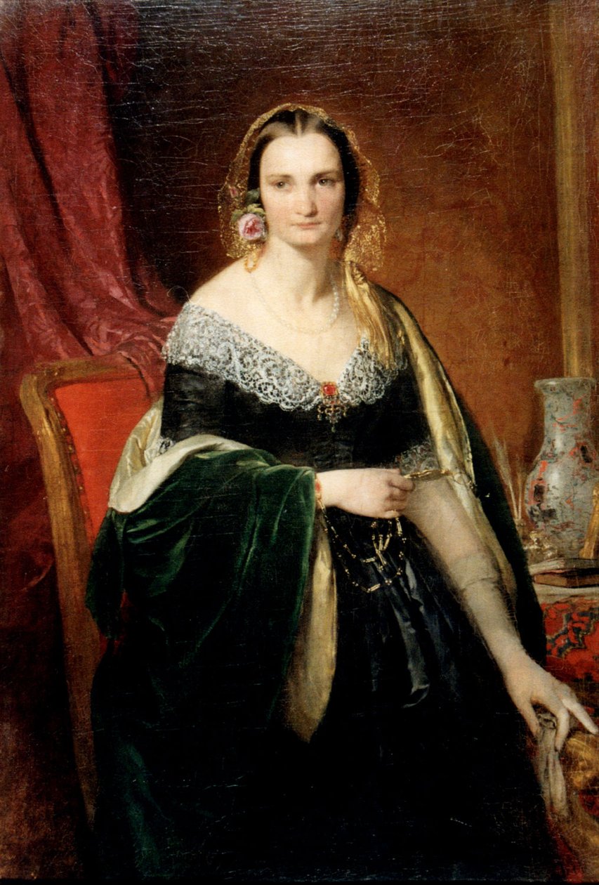 Portret Elżbiety Nikołajewnej Krivtzov autorstwa Franz Xaver Winterhalter