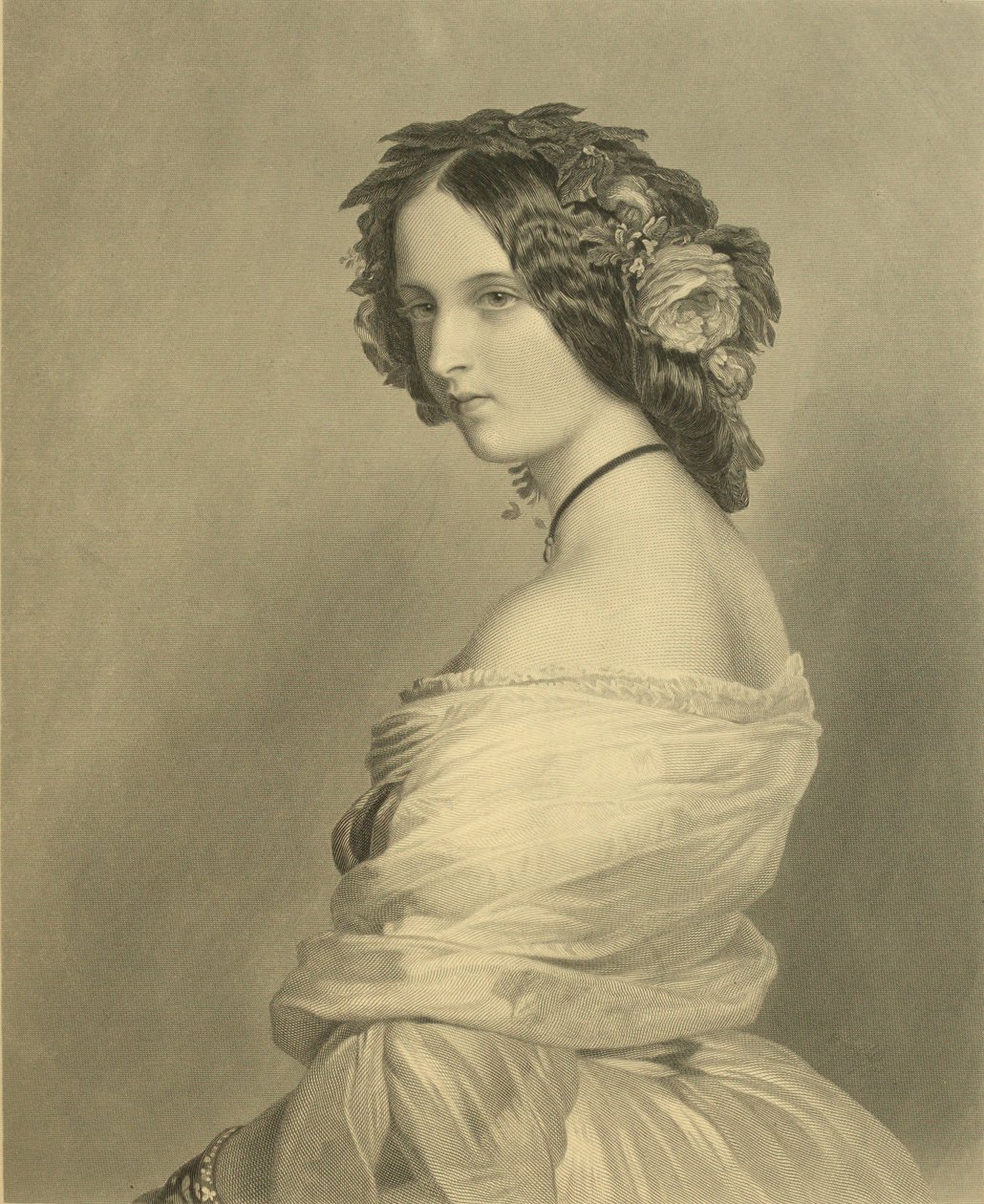 Portret Lady Constance Leveson-Gower autorstwa Franz Xaver Winterhalter