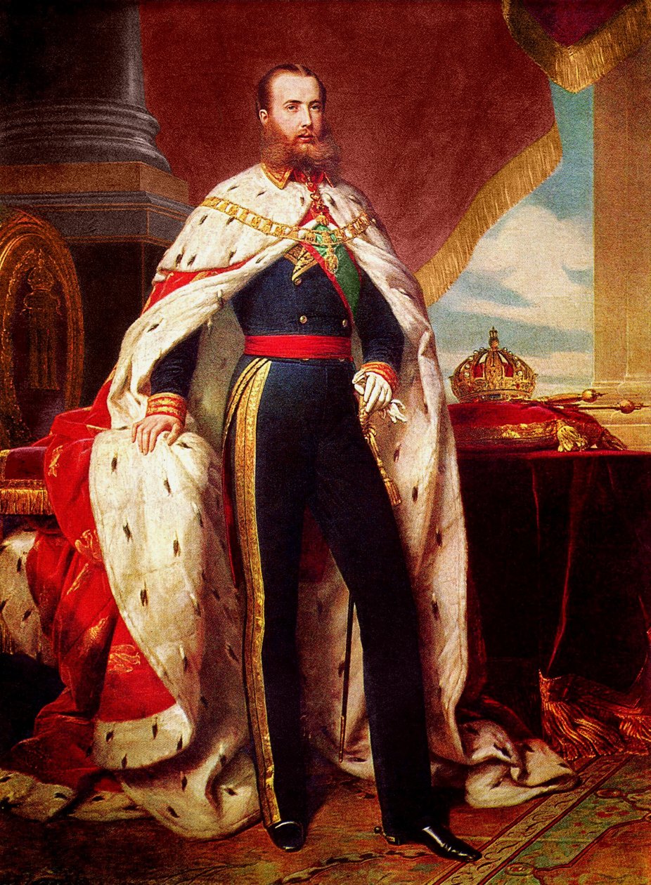 Portret Maksymiliana I z Meksyku autorstwa Franz Xaver Winterhalter