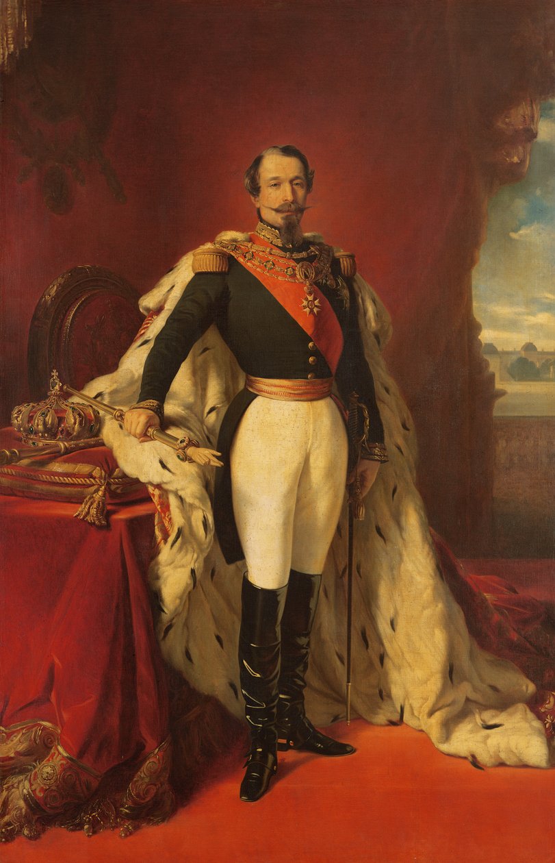 Portret Napoleona III (1808-73) Cesarza Francji autorstwa Franz Xaver Winterhalter