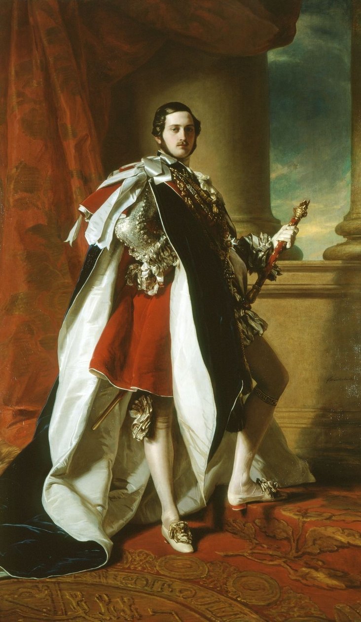 Portret księcia Alberta w szatach do pończoch autorstwa Franz Xaver Winterhalter
