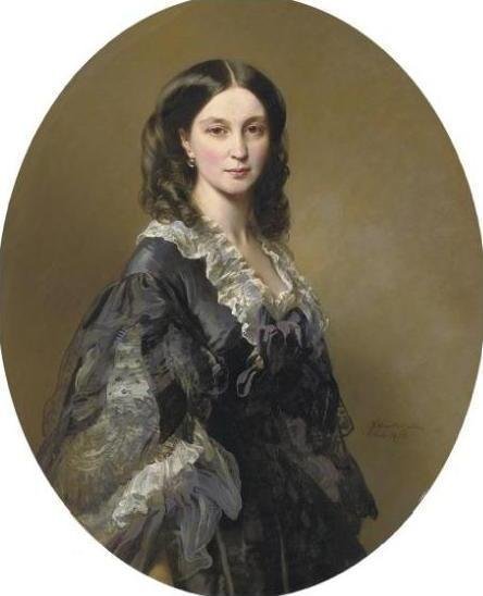 Portret księżniczki Elizavety Aleksandrowny Czernichowej autorstwa Franz Xaver Winterhalter