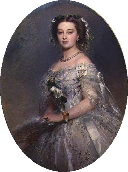 Portret Wiktorii, Księżniczki Królewskiej autorstwa Franz Xaver Winterhalter