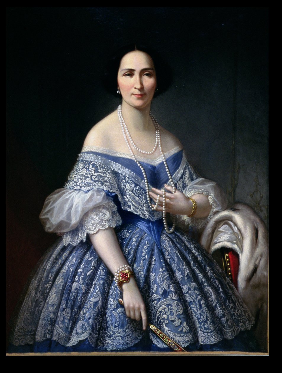 Portret kobiety autorstwa Franz Xaver Winterhalter