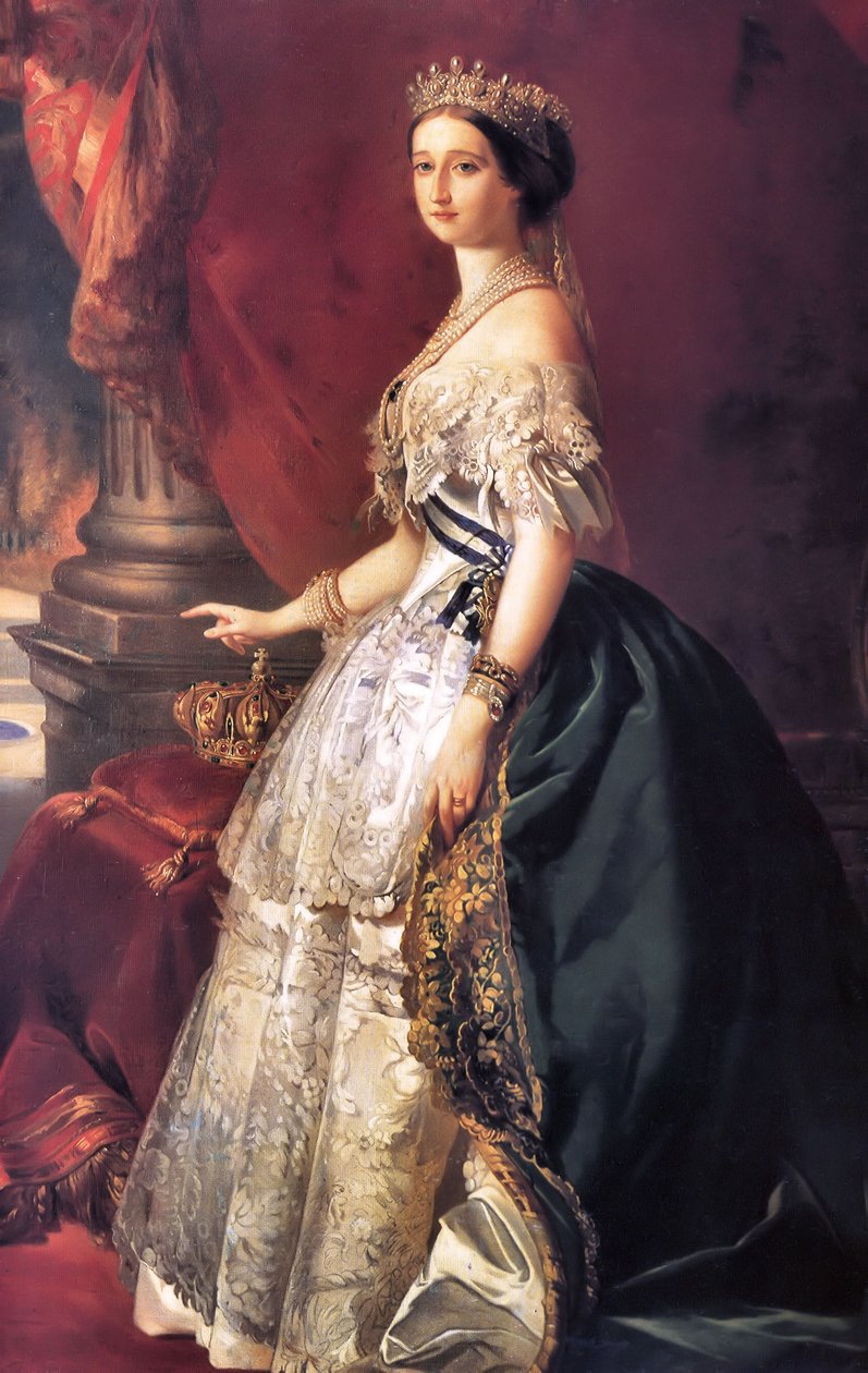 Portret cesarzowej Eugenii autorstwa Franz Xaver Winterhalter