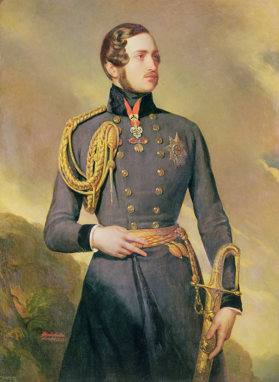 Portret księcia małżonka Alberta Sachsen-Coburg-Gotha (1819-1861), 1842 autorstwa Franz Xaver Winterhalter