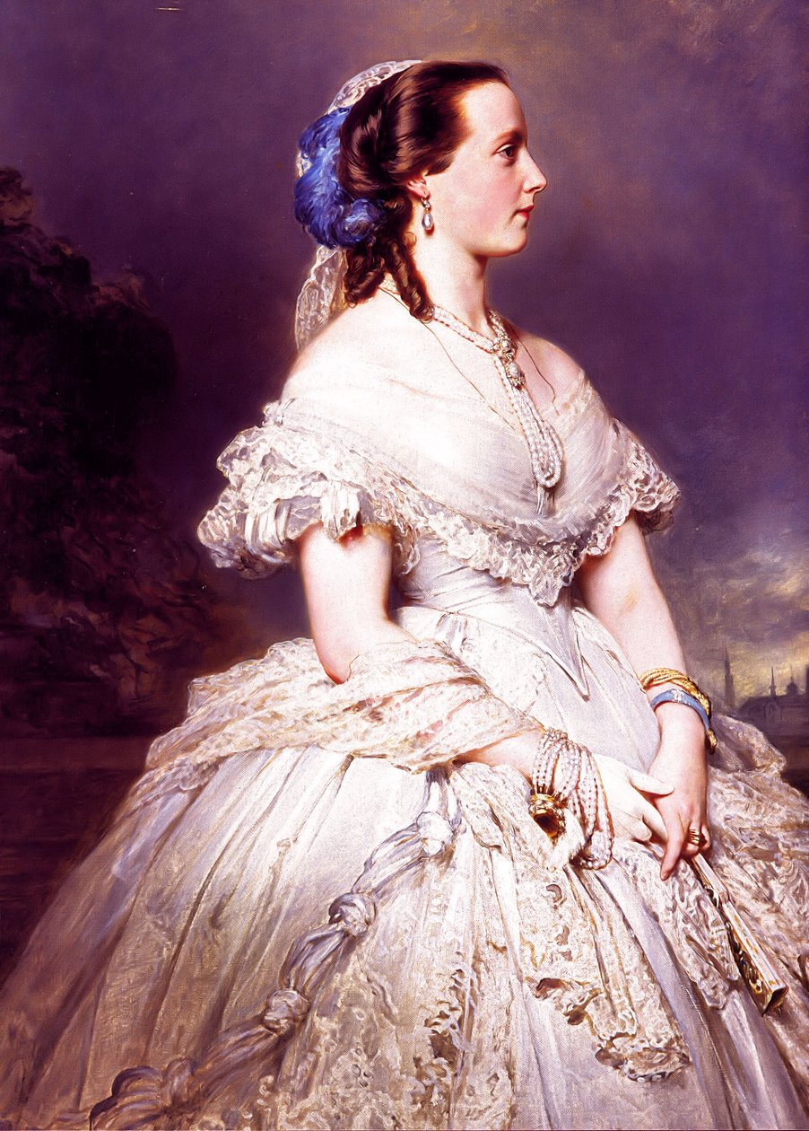 Portret królowej Marii Hendriki autorstwa Franz Xaver Winterhalter