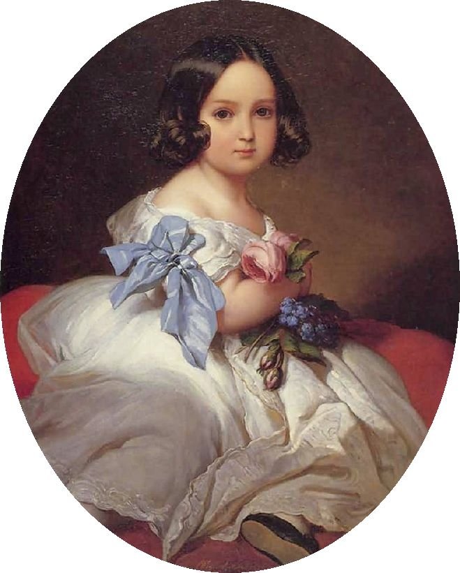 Księżniczka Charlotte Belgii autorstwa Franz Xaver Winterhalter