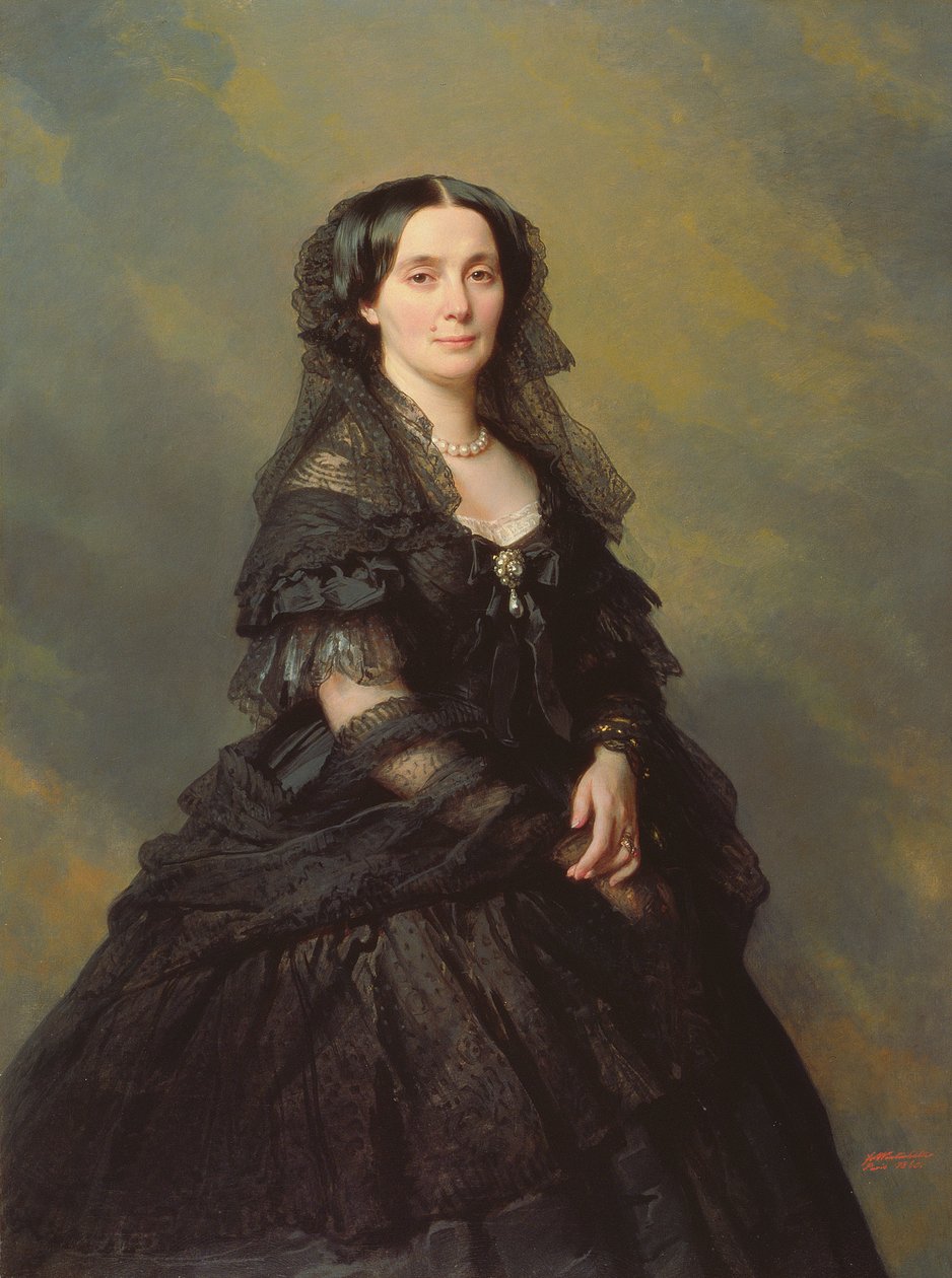 Księżniczka Kotschoubey, 1860 autorstwa Franz Xaver Winterhalter