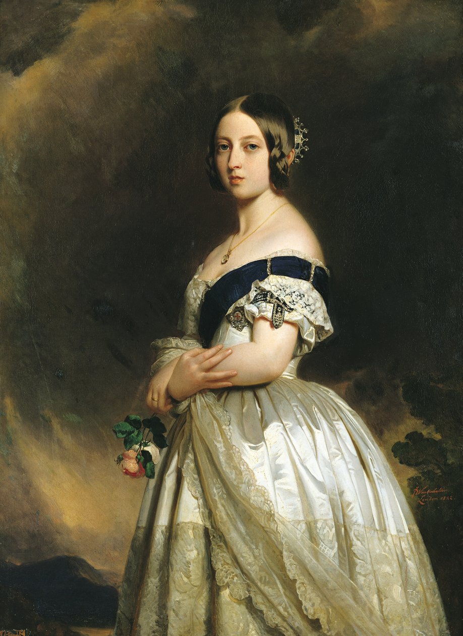 Królowa Wiktoria (1837-1901) 1842 autorstwa Franz Xaver Winterhalter