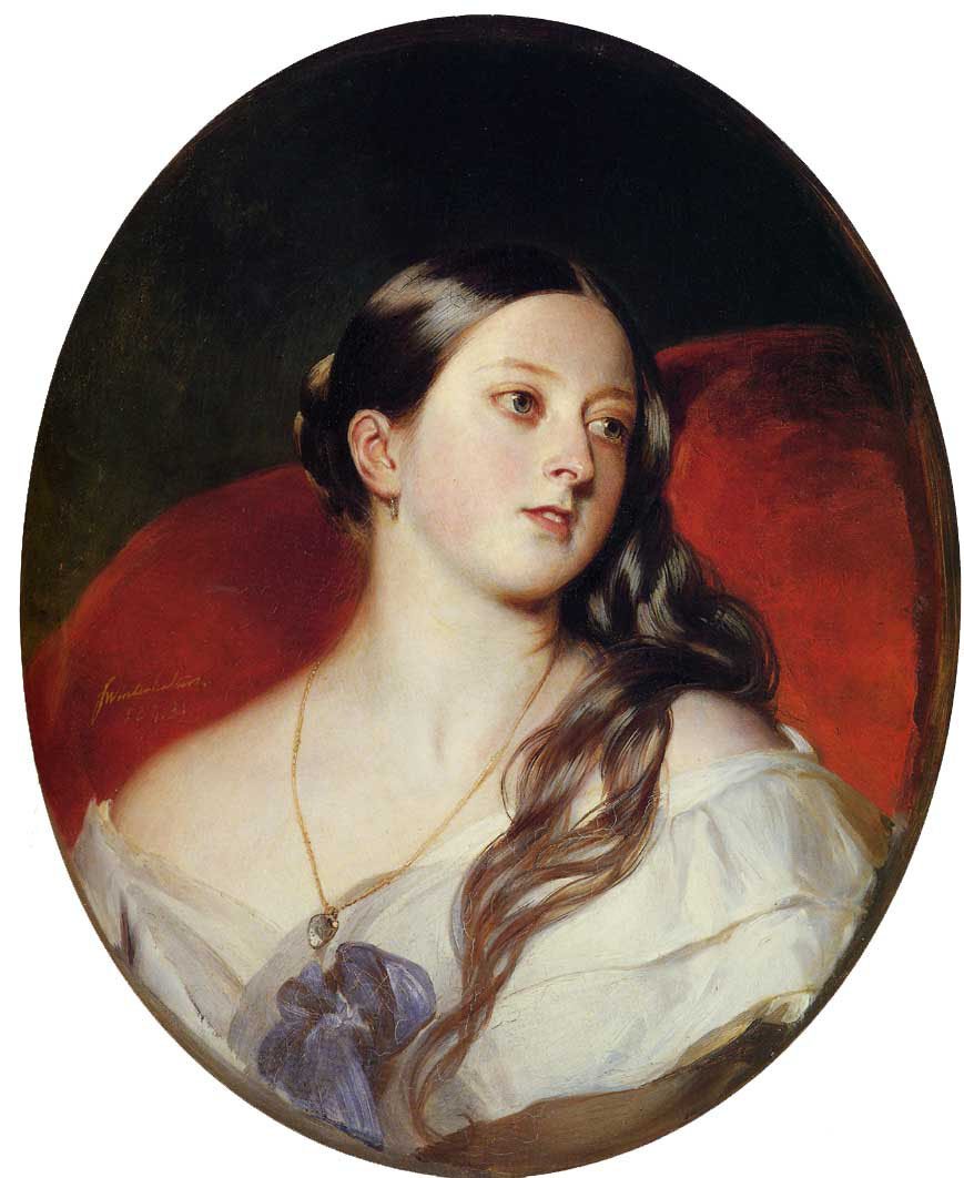królowa Wiktoria autorstwa Franz Xaver Winterhalter