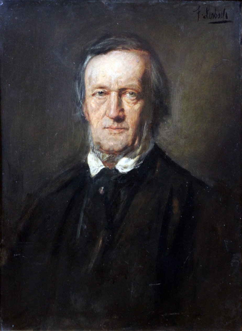 Portret Ryszarda Wagnera autorstwa Franz von Lenbach