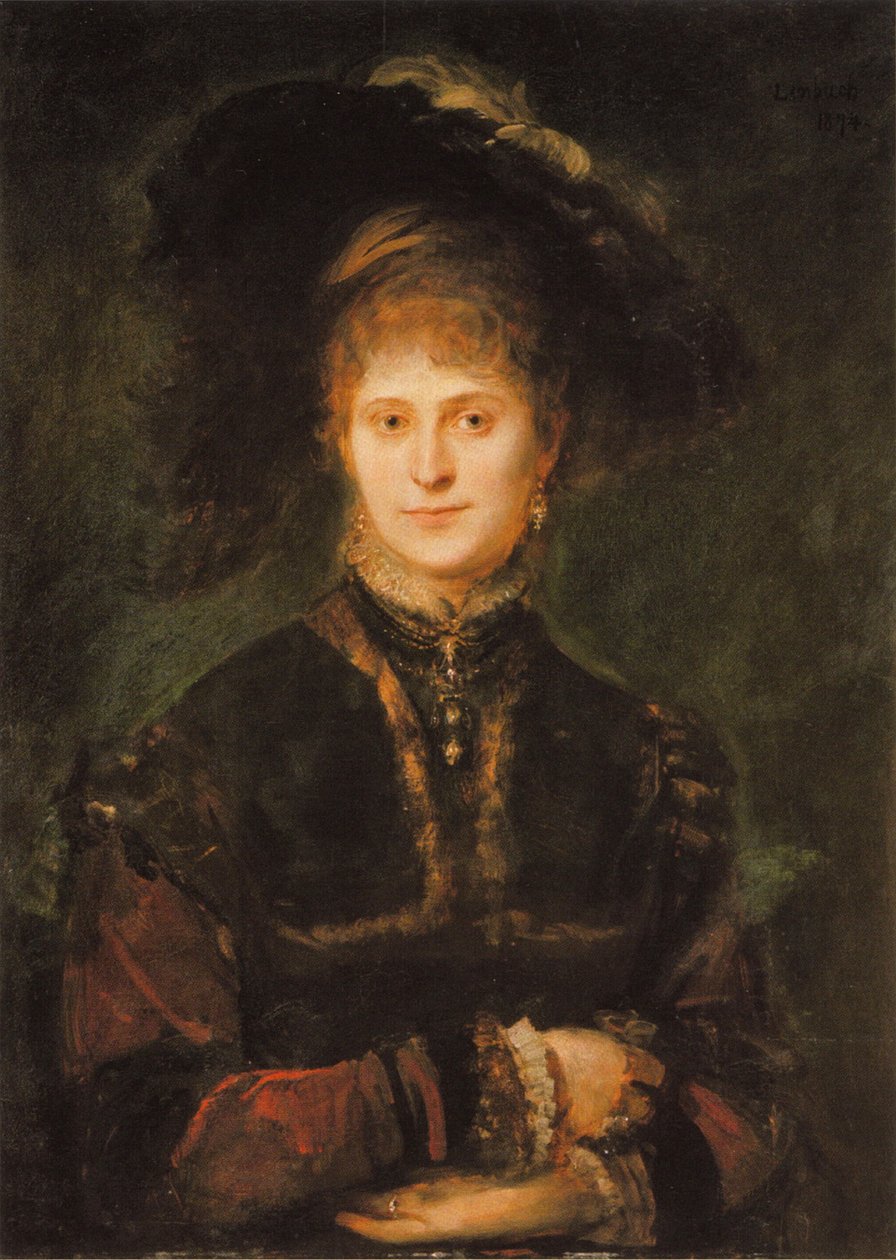 Magdalena Plach autorstwa Franz Seraph von Lenbach