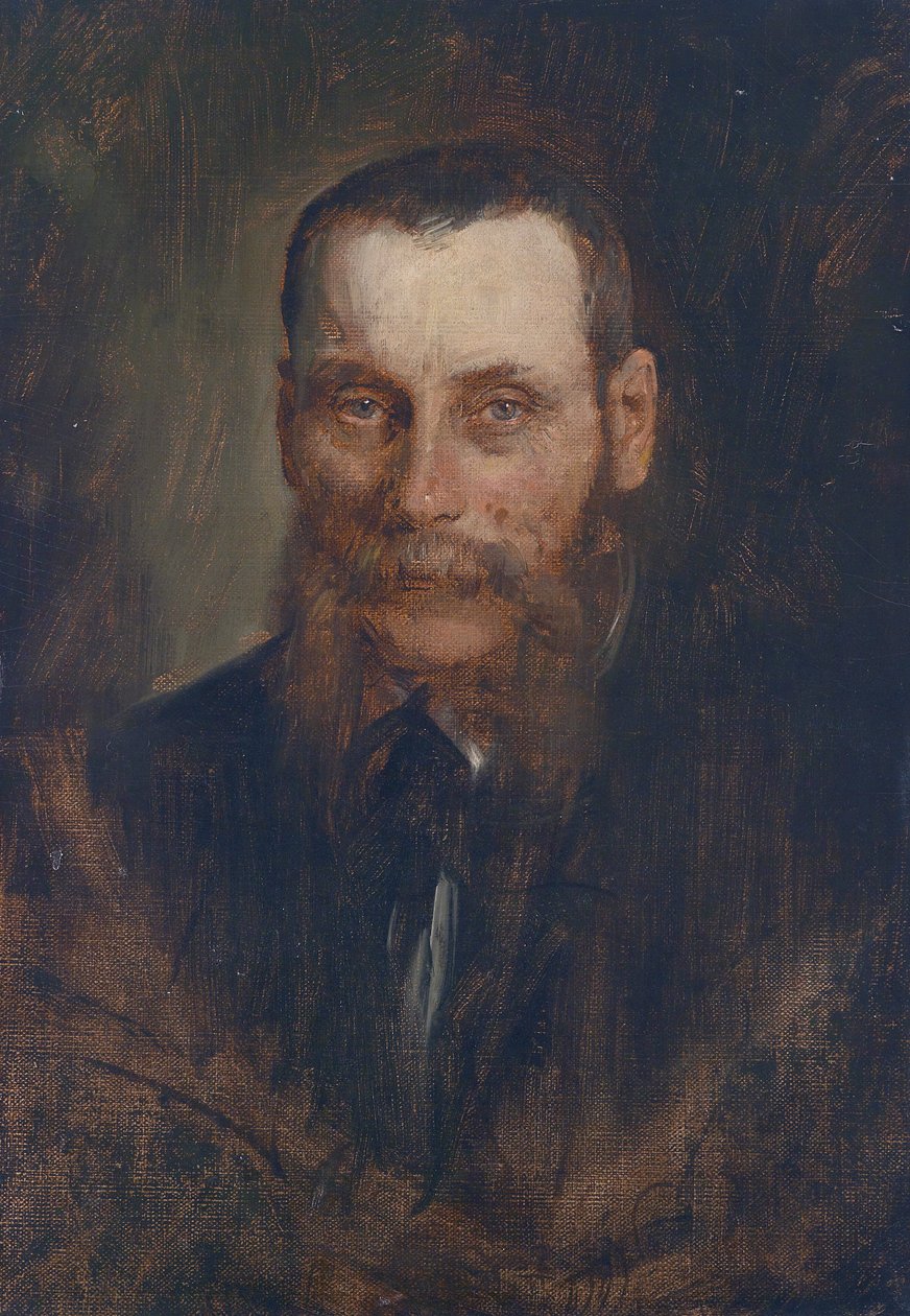 Portret wiedeńskiego marszanda Georga Plach autorstwa Franz Seraph von Lenbach