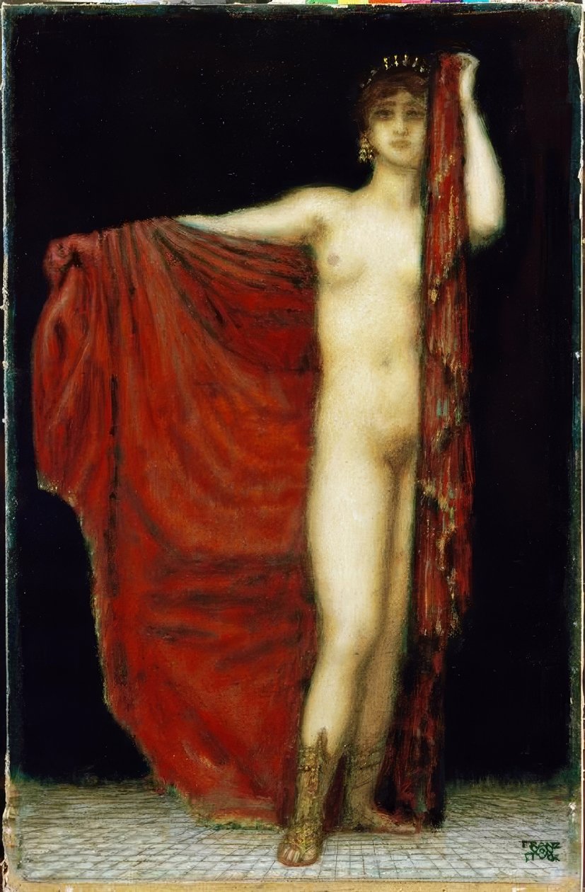 F. v. Stuck, Phryne autorstwa Franz von Stuck
