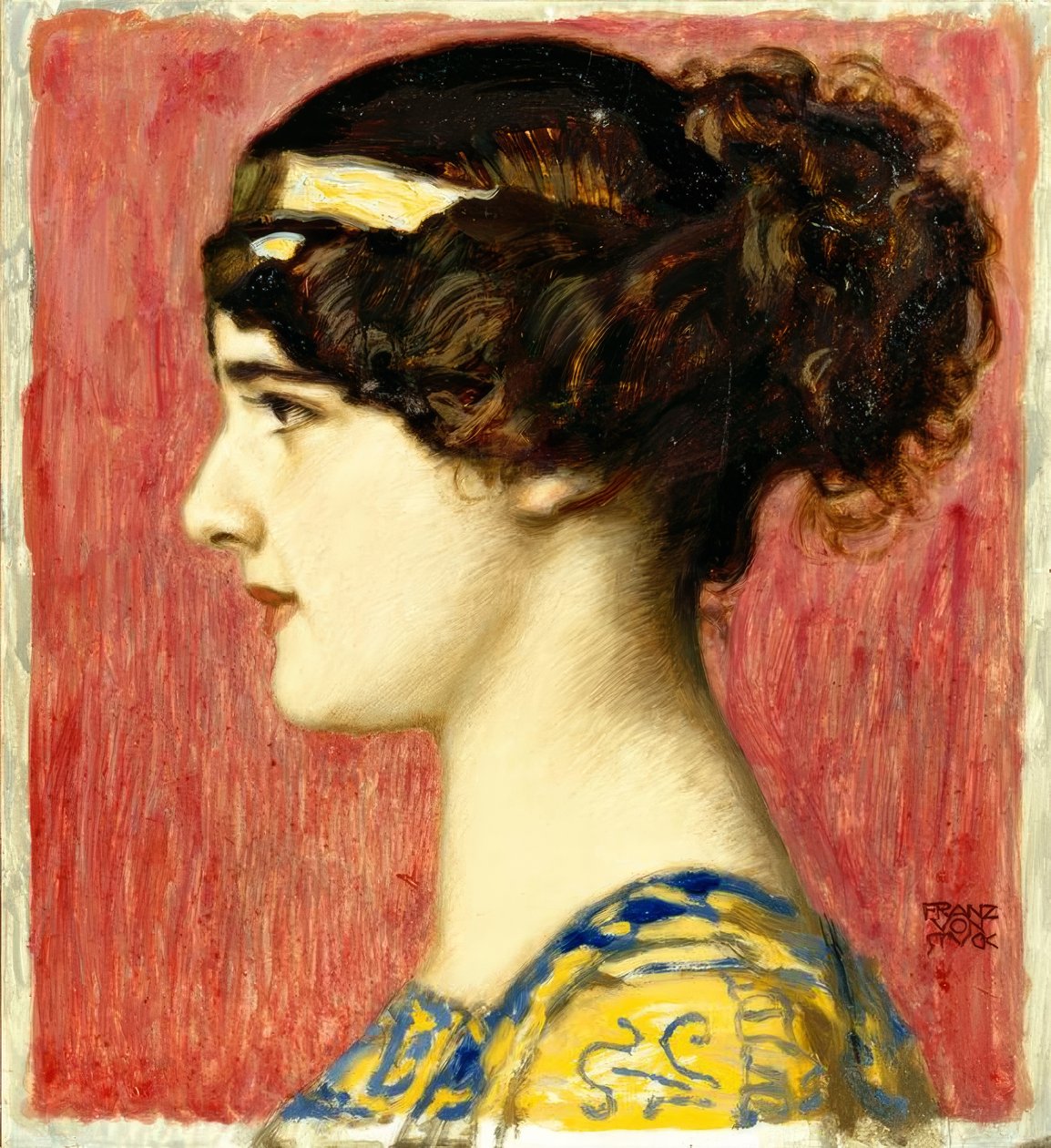 Franz von. Utknęła Maryja jako Greczynka autorstwa Franz von Stuck