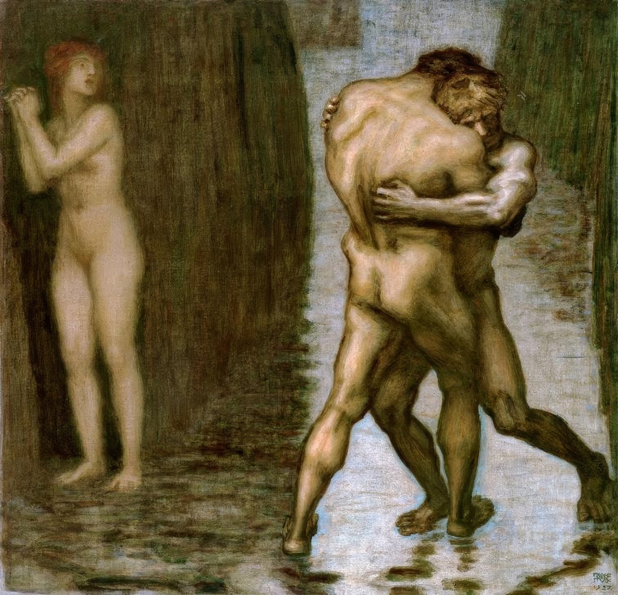 Walcz o kobietę autorstwa Franz von Stuck