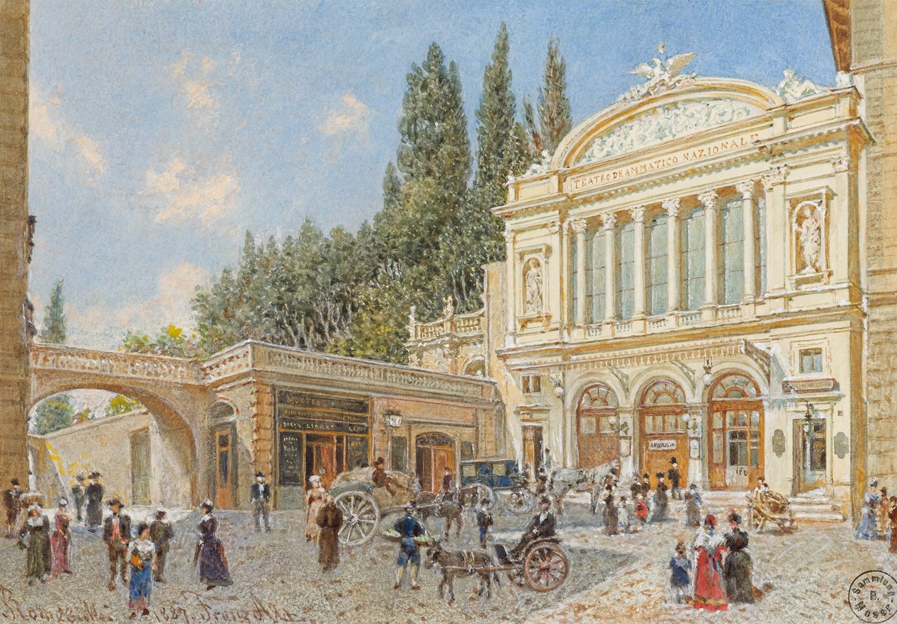 Teatr Narodowy w Rzymie autorstwa Franz Alt